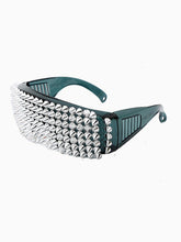 Street Punk Studded Decor Glasses