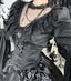 Gothic Dark Lace Patchwork Blouse