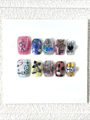 Punk Street Graffiti Press On Nails