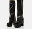 Winter Fold Over Chunky Gothic Platform Boot