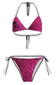 Y2K Baddie Skull Leopard Print Swimwear