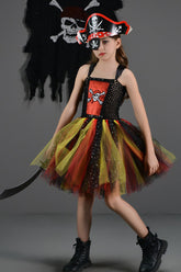 Pirate Girl Tutu Dress Kid Halloween Costume