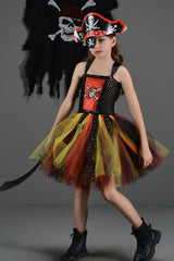 Pirate Girl Tutu Dress Kid Halloween Costume