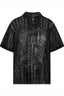 Y2K Ripped Half-Zip Loose Fit T-Shirt