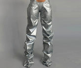 Pleated Gothic Loose Waist Pant