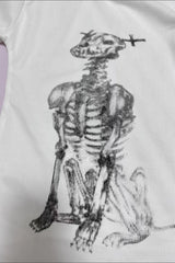Skull Dog High Neck Slim T-Shirt