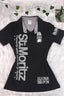 Y2K Hot Girl Polo Letter Print T Shirt