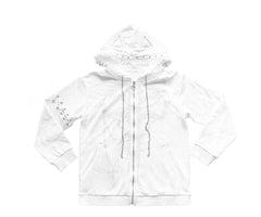 Harajuku Cross Lace-up Splicing Hoodie