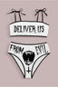 Gothic Tooth Print Swimwear