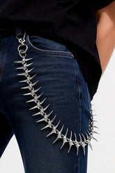Metal Fishbone Shaped Waist Chain