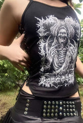 Y2K Punk Strappy Slim Fit Cami