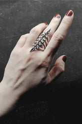 Retro Gothic Skeleton Ring