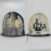 2000s Gothic Y2k Autumn Winter Wool Acrylic Warm Unisex Hat