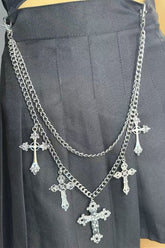Vintage Gothic Layered Metal Waist Chain