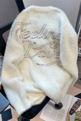 Y2K Grunge Kawaii Baby Angel Vintage Knitted Sweater