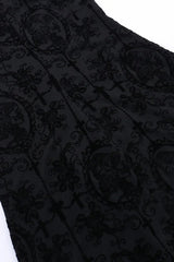 Dark Style Halter Bag Hip Maxi Dress