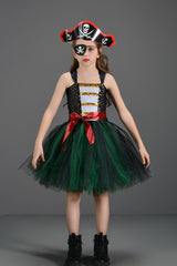 Pirate Girl Tutu Dress Kid Halloween Costume