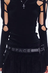 Y2K Gothic Print T-Shirt