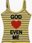 Retro Y2K Stripe Street Girl Camis