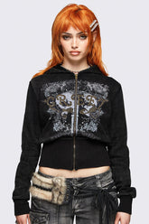 Street Style Color Block Hooded Hoodie