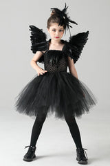 Black Swan Dress Kid Halloween Costume