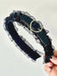 Gothic Lolita Heart Leather Buckle Hair Accs