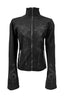 Skeleton Print Zip Jacket