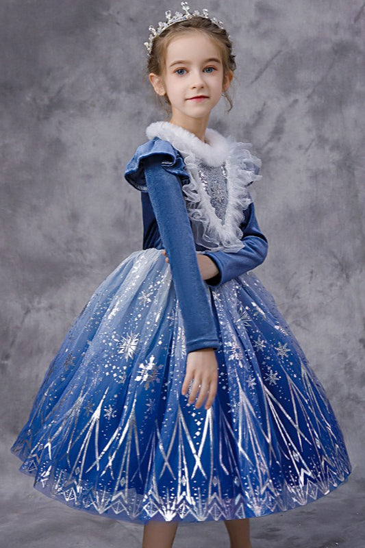 Ice Princess Dress Kid Halloween Secondary image