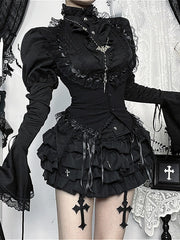 Dark Style Halter Vest Coat