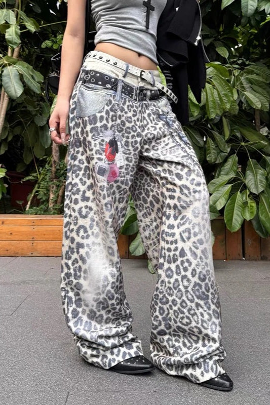 Harajuku Hip Hop Baggy Denim Pants Main image