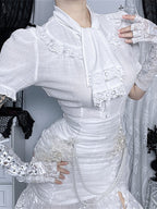Dark Retro Gothic Blouse