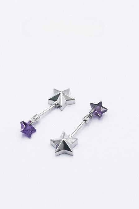 Cupid Arrow Hollow Heart Earrings Secondary image