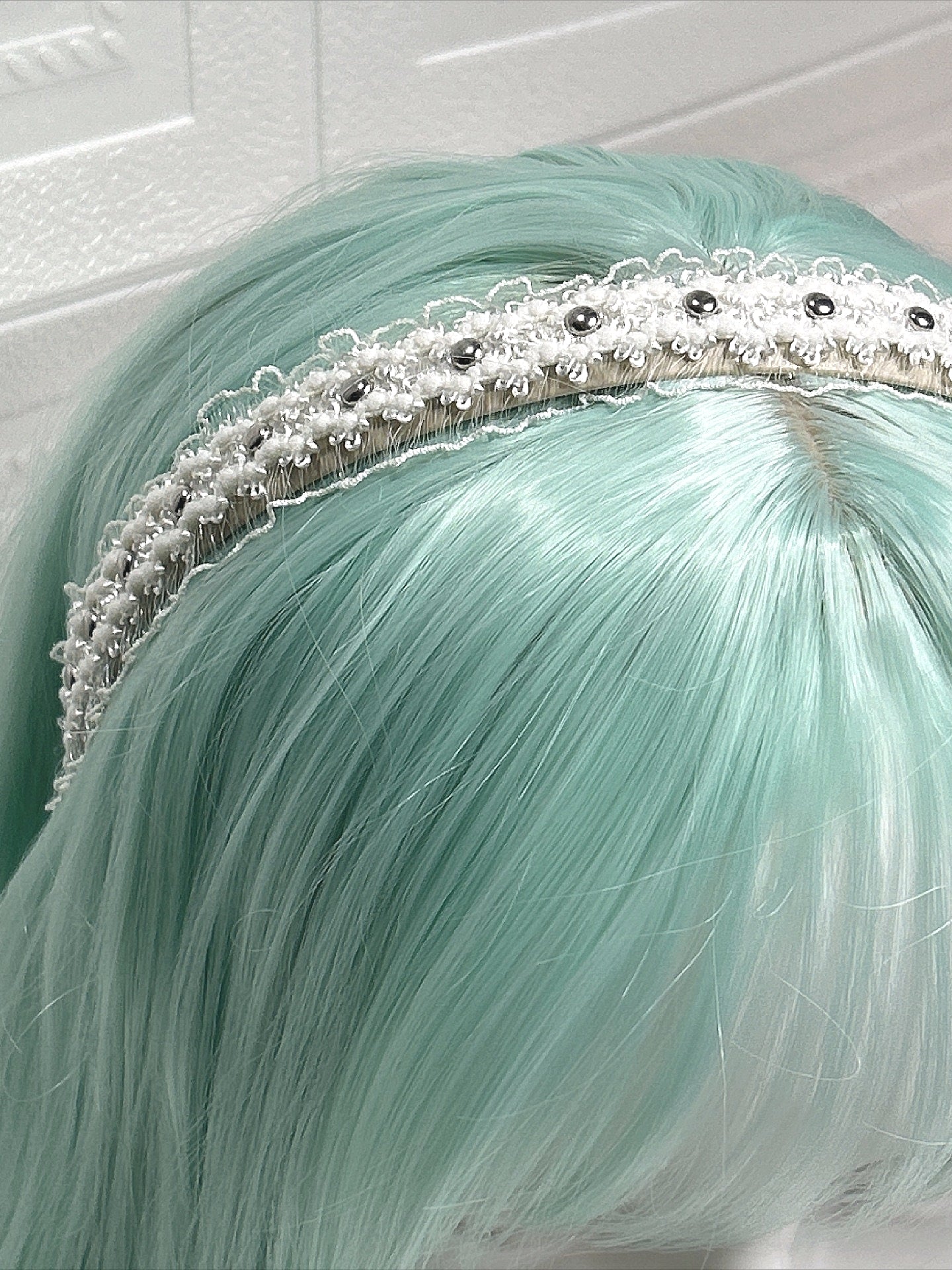 Punk Ruffled Rivet Hair Accs Secondary image