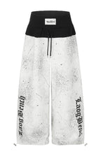 Splatter Print Wide Leg Pants