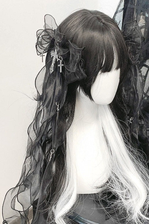 Gothic Lolita Long Tail Bow Hair Accs Secondary image