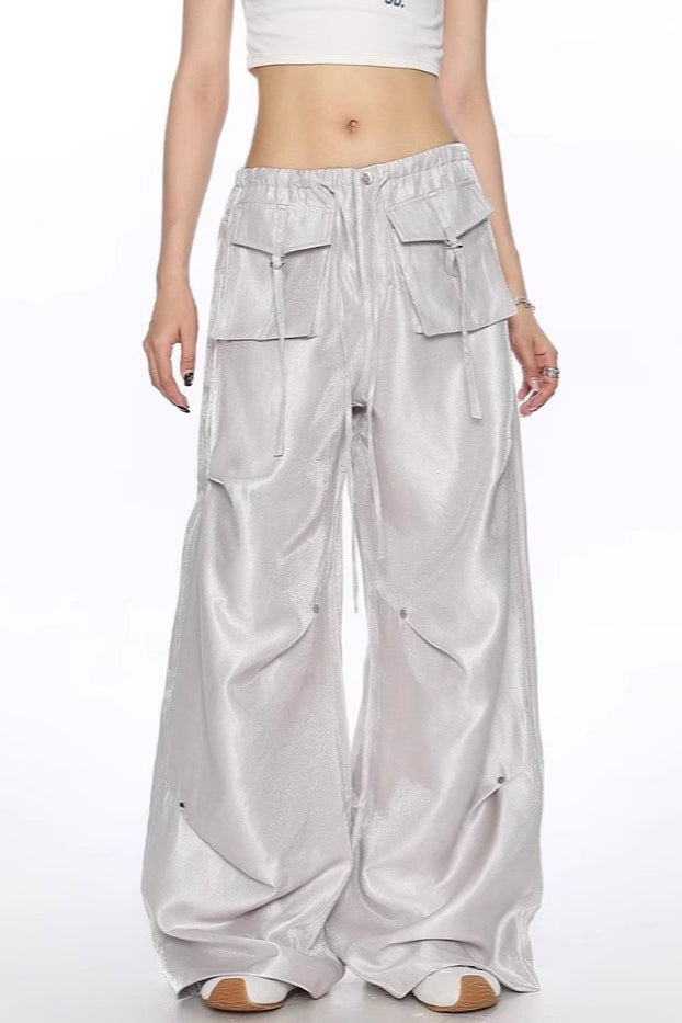 Cyber Liquid Light Sense Rivet Long Pants Main image