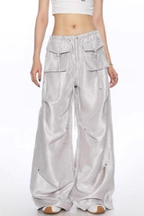 Cyber Liquid Light Sense Rivet Long Pants