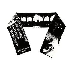 Y2K Gothic Jacquard Print Knit Scarf