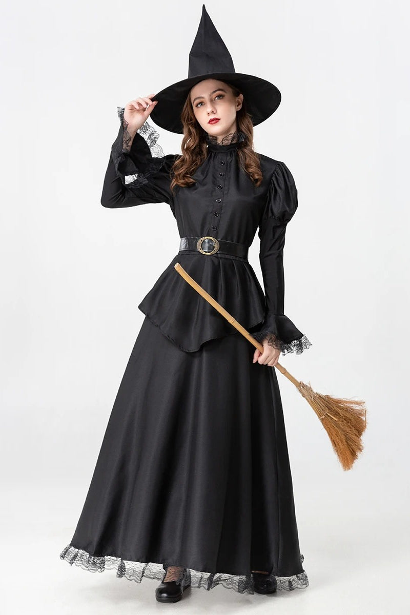 Flared Sleeve Witch Halloween Costume Main image