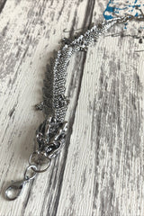 Dark Punk Bug Pattern Bracelet