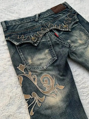 Y2K Style Vintage Denim Pants