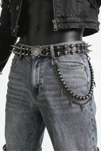 Street Punk Biker Ghost Head Waist Chain