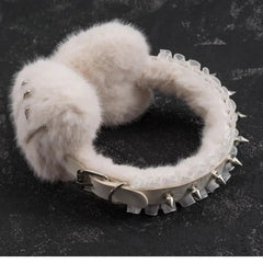 Harajuku Y2K Lace Rivet Earmuff
