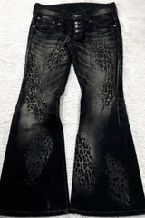 Y2K Gothic Low-Rise Flare Pants
