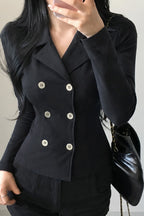 Double Breasted Fitted Jackets