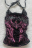 Y2K Shibuya Punk Lace Halter Top