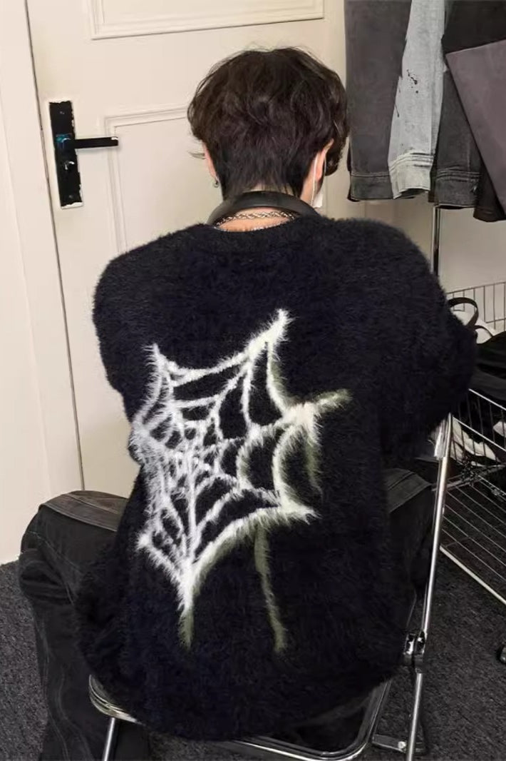 Spider Jacquard Premium Knit Sweater Main image