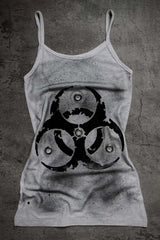 Cross Skull Graphic Vintage Y2K Dark Street Tank Top