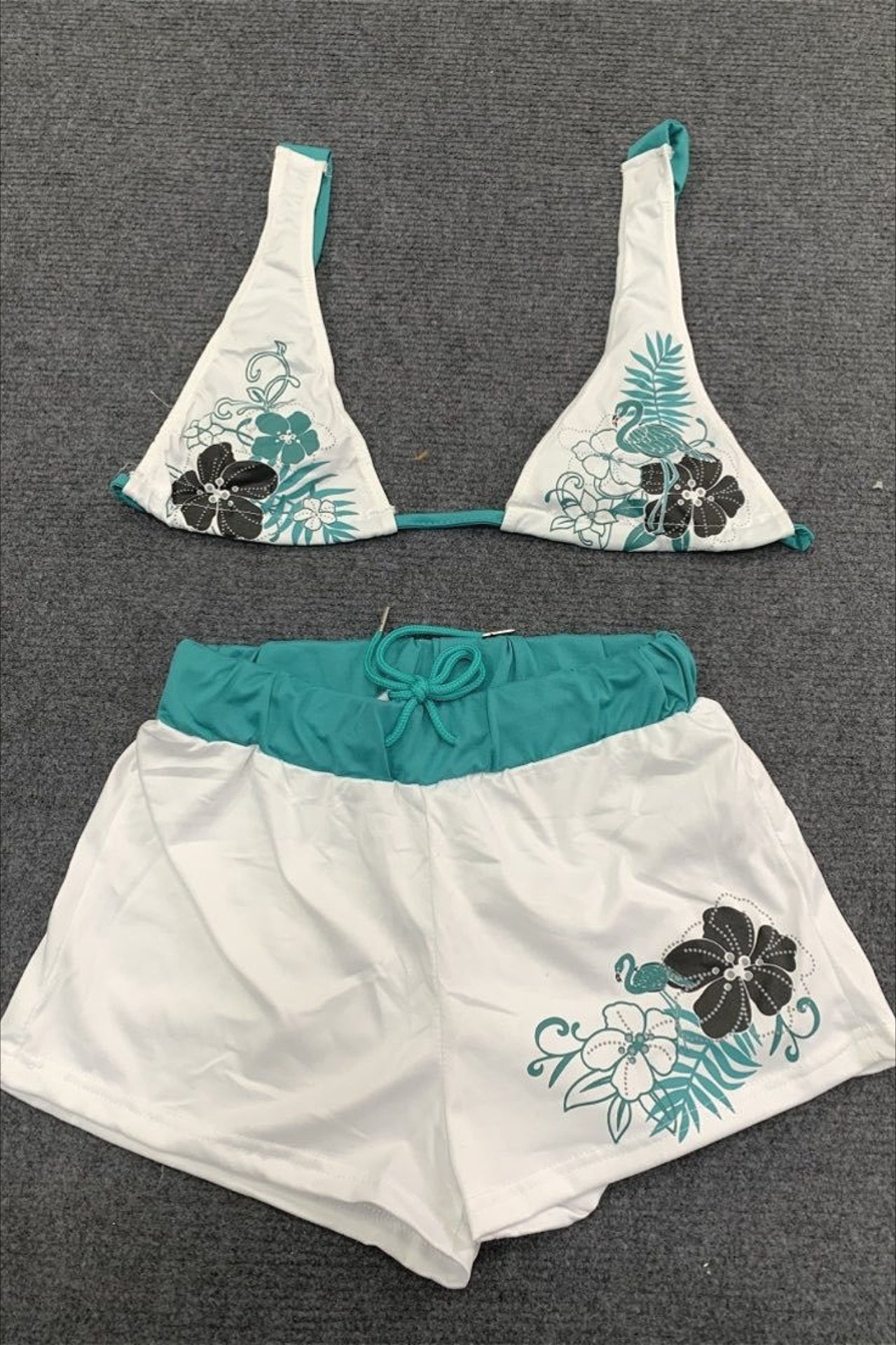 Y2K Sexy Floral Graphic Swimwear Secondary image
