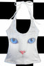 Retro Y2K Cute Cat Printed Halter Top